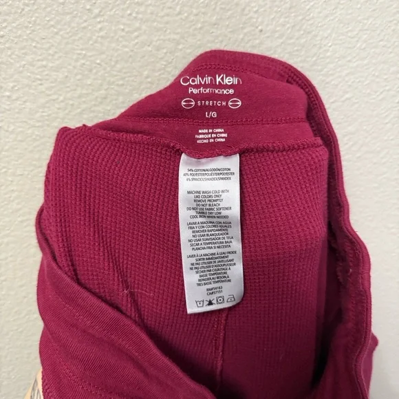 Calvin Klein Performance Waffle Knit Lounge Set - Picture 13 of 15